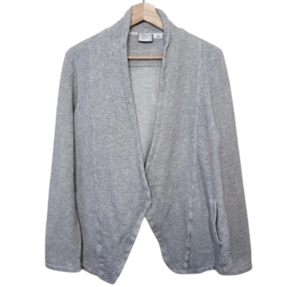 Anthropologie Womens Small Postage Stamp Brand Open Knitted Blazer Cardigan